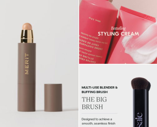 My favorite beauty recs cover photo collage
