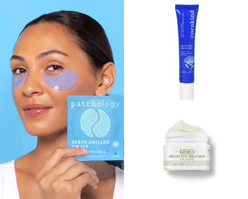 what I use for my dark under eyes cover photo collage
