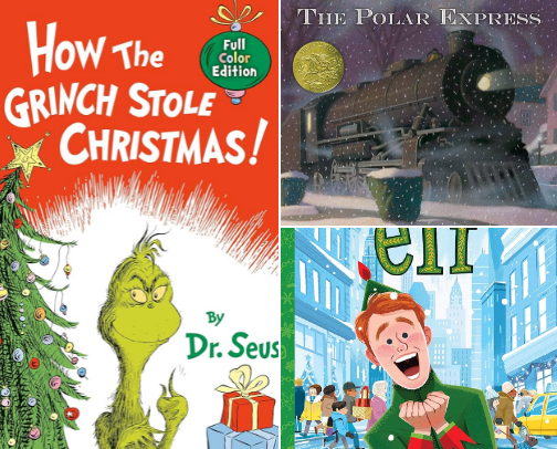 Christmas Books cover photo collage