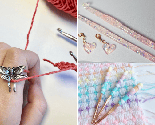 Crochet faves cover photo collage