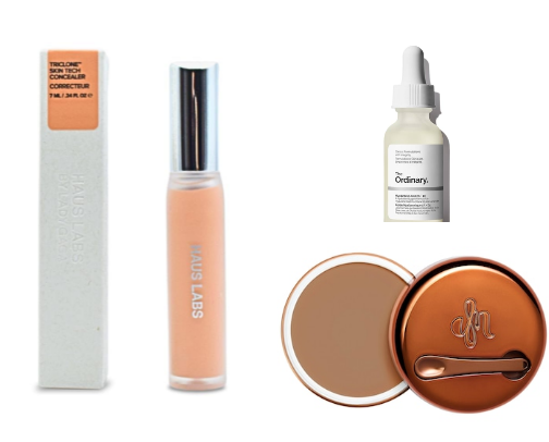 Always on my bathroom counter! Out the door in 15 looking flawless, even when you’re over 40! Usually late but never ugly 🤣🤣 cover photo collage