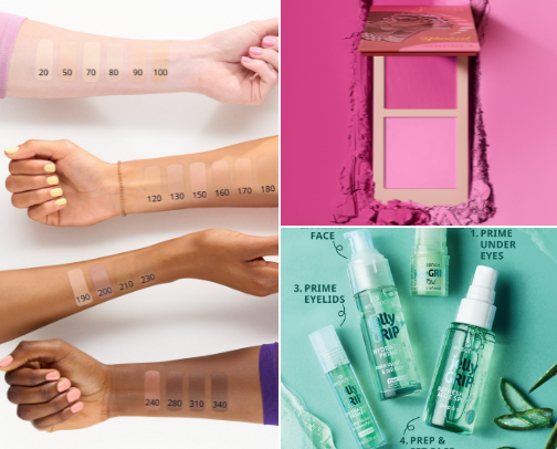 How to have the BEST sweat proof makeup this summer (inexpensive baddie) cover photo collage