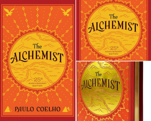 e-PUB The Alchemist: A Modern Classic Fable of Spiritual Healing by Paulo Coelho cover photo collage