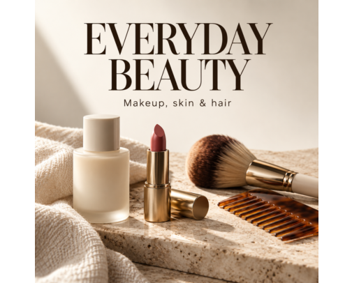 Everyday Beauty Finds ✨ Makeup, Skincare & Hair Helpers cover photo collage