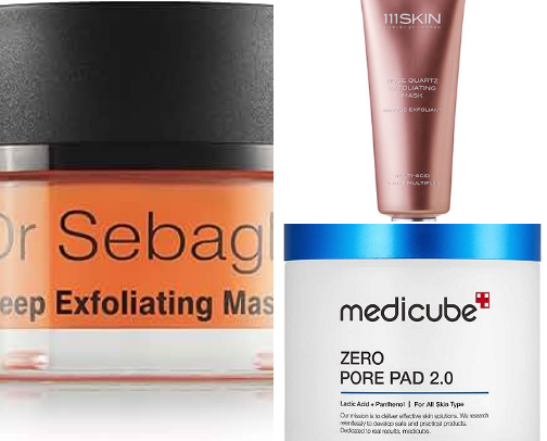 The Best Exfoliators cover photo collage