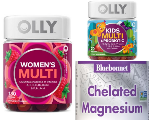 Vitamins & Supplements cover photo collage