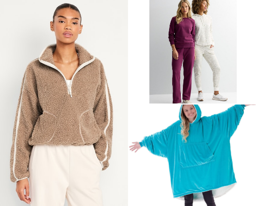 Comfy Cozy Winter wear cover photo collage