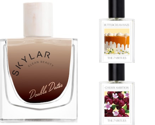 Fragrances must have for autumn cover photo collage