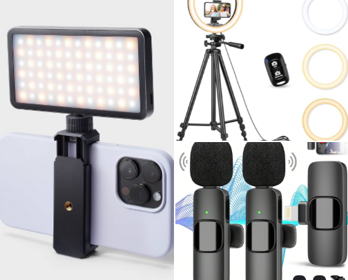 Home Filming Gear – TikTok must-haves for mom creators cover photo collage