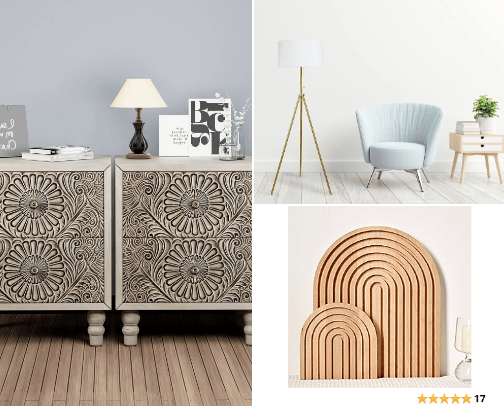 Boho home decor items you'll love! cover photo collage