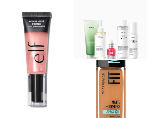 my updated makeup products cover photo collage