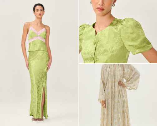 Special occasion modest outfits cover photo collage
