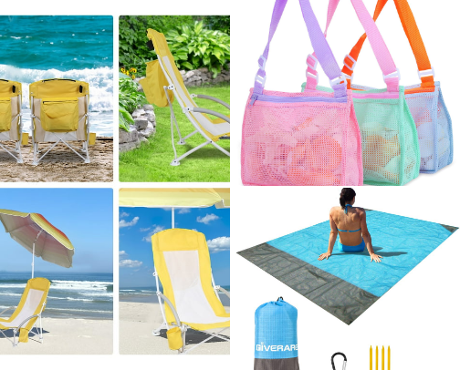 Beach vacay 🏖️ cover photo collage