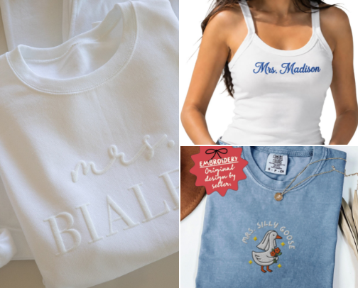 Bridal gifts cover photo collage