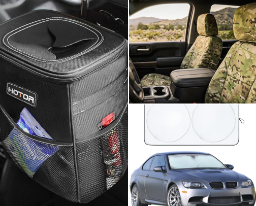 Must Have Car Accessories cover photo collage