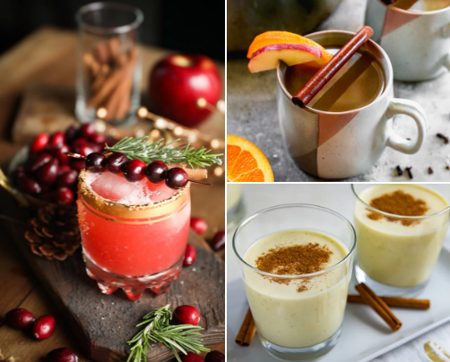 Holiday Mocktails cover photo collage