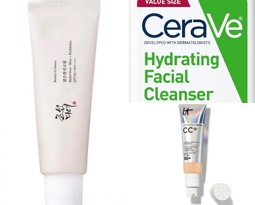 Simple Beauty Favorites for Busy Moms cover photo collage