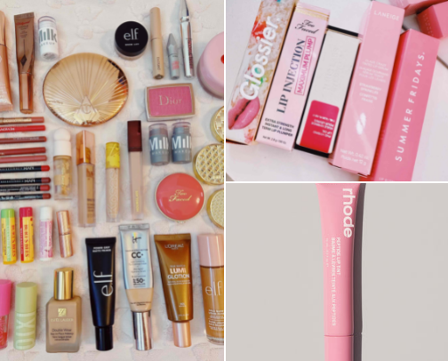 My favorite makeup/perfume items cover photo collage