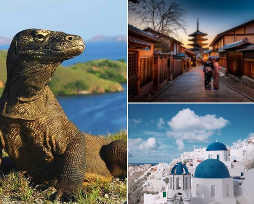 Destinasi Liburan Impian : " tempat liburan untuk melepas penat" cover photo collage