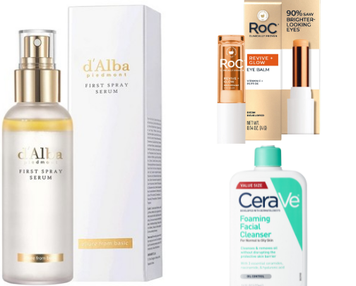 What i actually use on my face at 52 cover photo collage