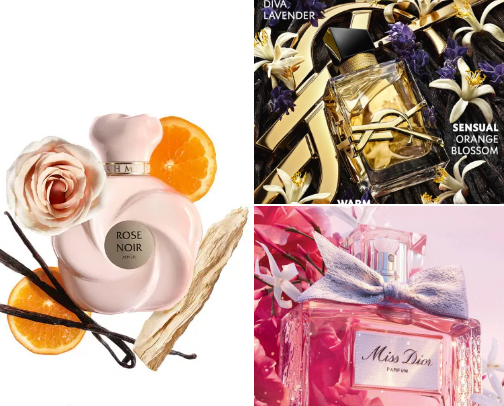 Fragrance: Luxury Perfume Favs cover photo collage