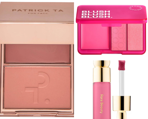 blush cover photo collage