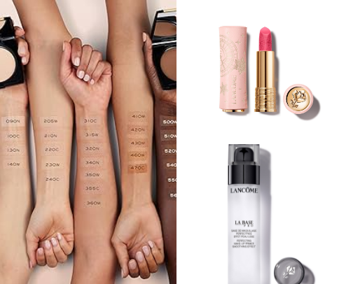 Some of my favorites from Lancôme ✨🌸 Best if you want to treat your skin with a airbrush finishing cover photo collage