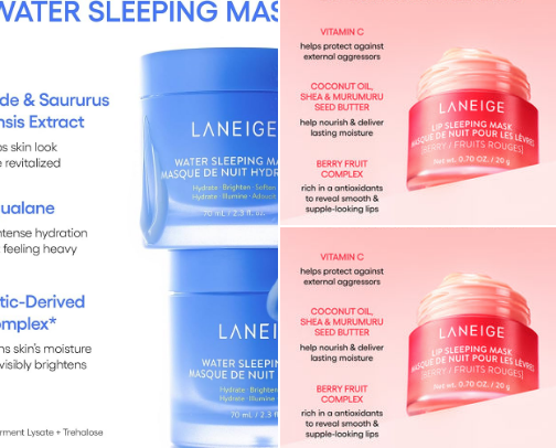 What's a Laneige Water Mask! cover photo collage