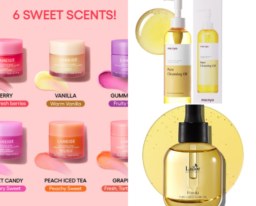 Beauty recommendations cover photo collage