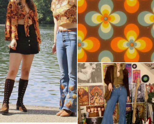 Dress More 70s cover photo collage