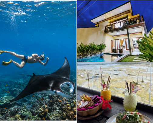 Bali's favorite place. An unforgettable experience on Nusa Lembongan🌴✨️. cover photo collage