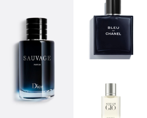 Men’s Colognes cover photo collage