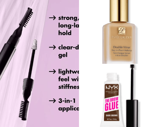 Go-to cosmetics cover photo collage