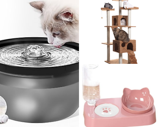 Purrrfect cat item's, let's help our pets live the best they can! cover photo collage