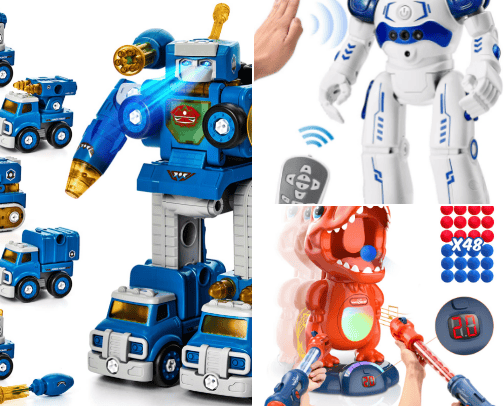 Toys for boys cover photo collage