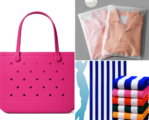 Pool and Beach Essentials cover photo collage