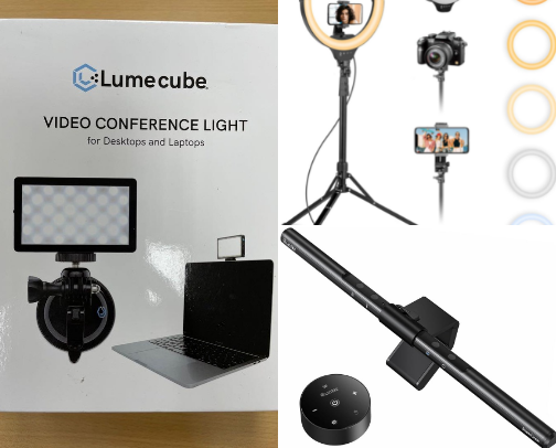 Home Office Video Call Background Ideas cover photo collage