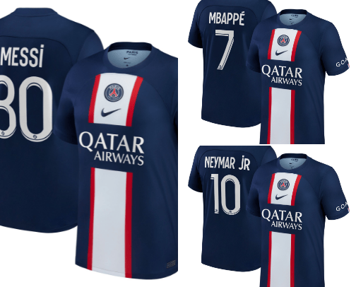Fanatic PSG jersey cover photo collage