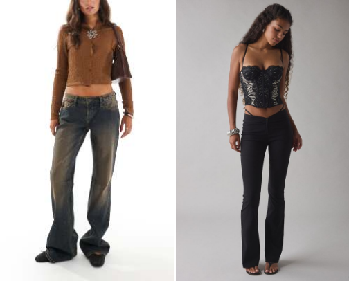 Y2K Low-Rise Jeans cover photo collage