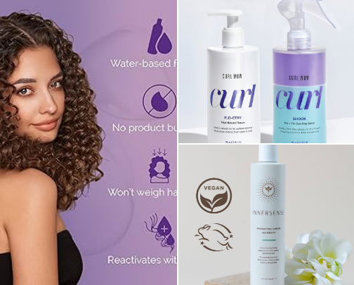 The Curl Code: My Ride-or-Die Products cover photo collage