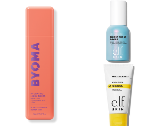 ✨ My secret to GLOWY skin ✨ cover photo collage