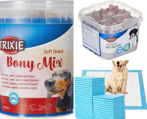 Best Dog Essentials: Food, Treats, Toys & Clothes cover photo collage
