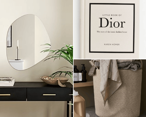 minimalist home wish list cover photo collage