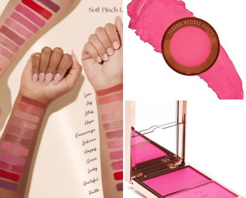 Blush cover photo collage
