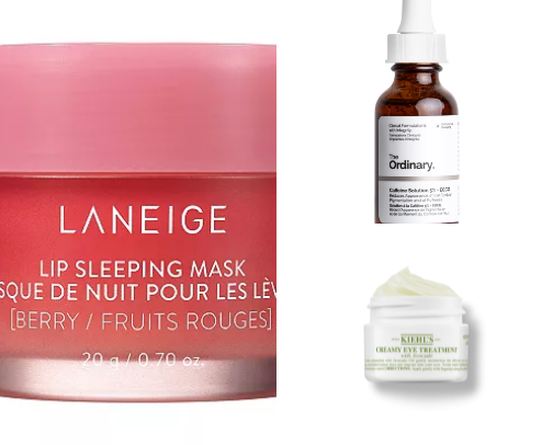 skincare favorites cover photo collage