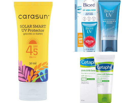 Recomendation sunscreen for dry skin cover photo collage