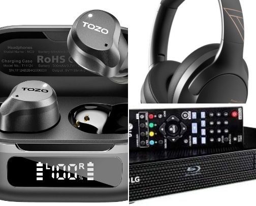 Technology and gadgets we have around the house 📺 cover photo collage