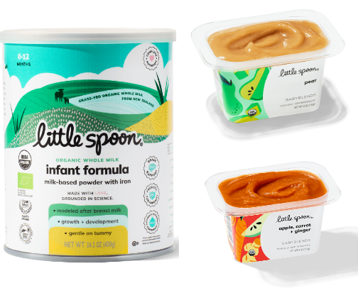 Little Spoon Favorites: Healthy Baby, Toddler & Kid Meals + Snacks cover photo collage