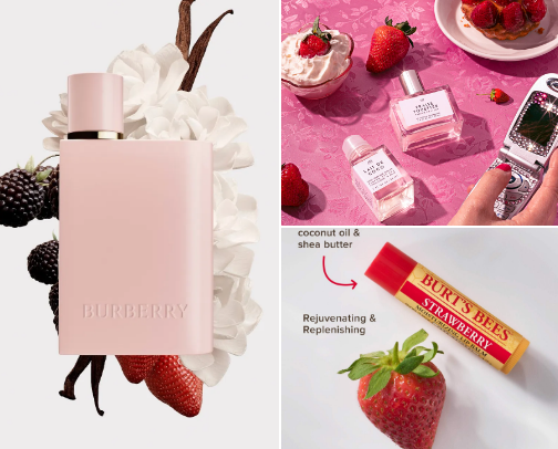 How to smell like strawberries 🍓 cover photo collage