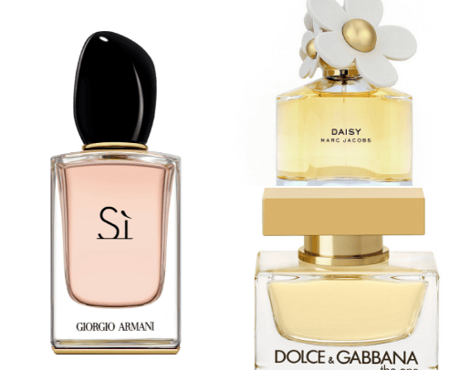 Favourite perfumes cover photo collage